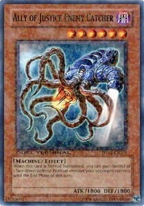 Ally of Justice Enemy Catcher Card Front