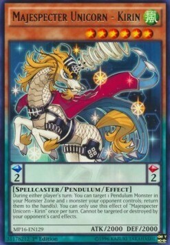 Majespecter Unicorn - Kirin Card Front