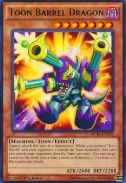 Toon Barrel Dragon Card Front