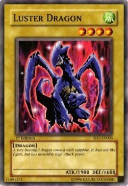 Luster Dragon Card Front