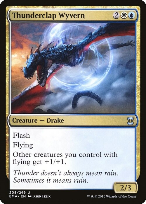 Thunderclap Wyvern Card Front