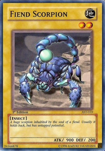 Fiend Scorpion Card Front