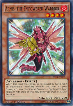 Arnis, the Empowered Warrior Card Front