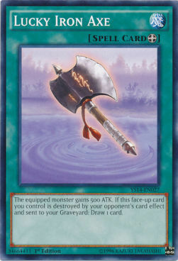 Lucky Iron Axe Card Front