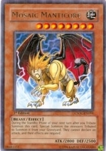 Mosaic Manticore Card Front