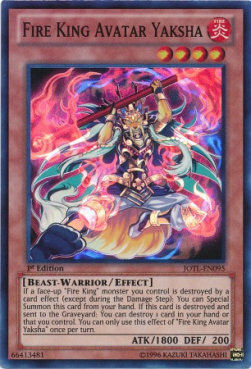 Fire King Avatar Yaksha Card Front