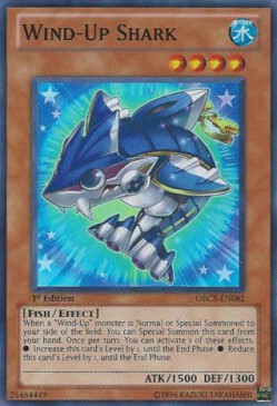 Wind-Up Shark Card Front