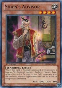 Shien's Advisor Card Front