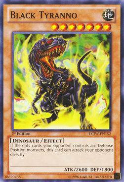 Black Tyranno Card Front