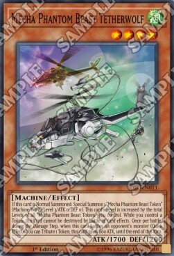 Mecha Phantom Beast Tetherwolf Card Front