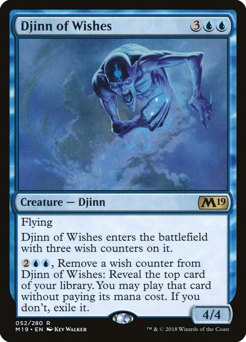 Djinn of Wishes Card Front