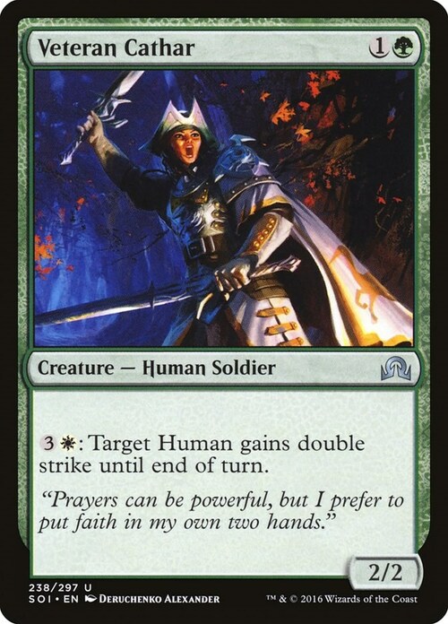 Veteran Cathar Card Front