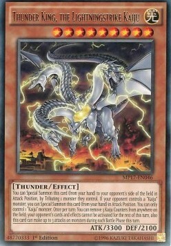 Thunder King, the Lightningstrike Kaiju Card Front