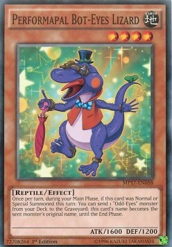 Performapal Bot-Eyes Lizard Card Front