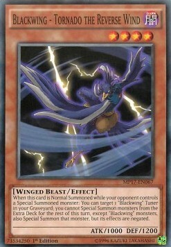 Blackwing - Tornado the Reverse Wind Card Front