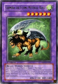 Chimera the Flying Mythical Beast Card Front