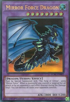 Mirror Force Dragon Card Front