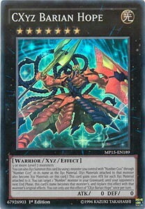 CXyz Barian Hope Card Front