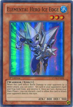 Elemental HERO Ice Edge Card Front