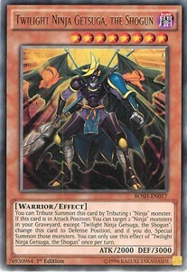 Twilight Ninja Getsuga, the Shogun Card Front