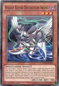 Wizard Buster Destruction Sword Card Front