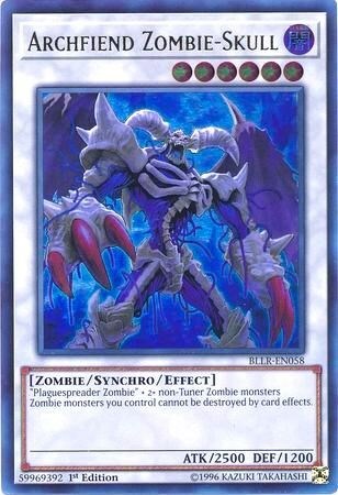 Archfiend Zombie-Skull Card Front