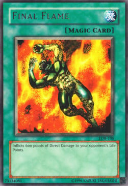 Final Flame Card Front