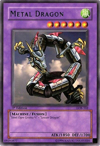 Metal Dragon Card Front