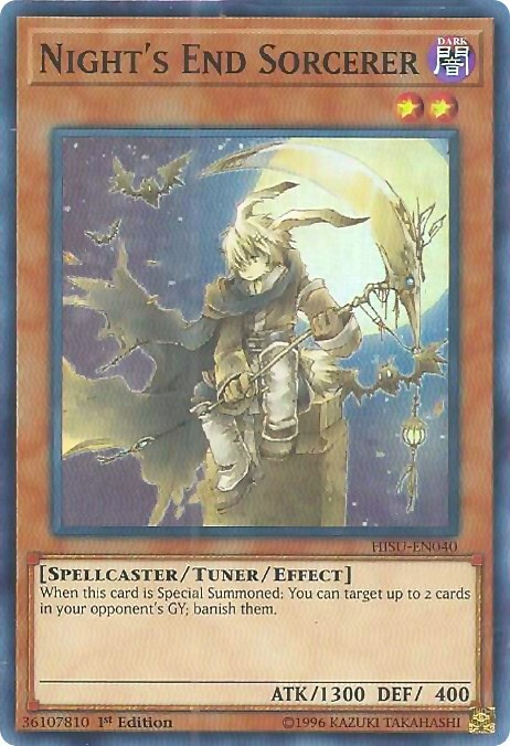 Night's End Sorcerer Card Front