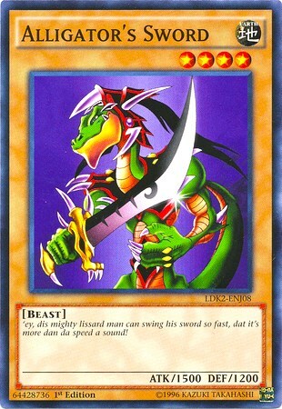 Alligator's Sword Card Front