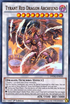 Tyrant Red Dragon Archfiend Card Front