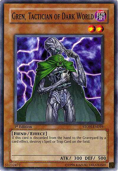 Gren, Tactician of Dark World Card Front