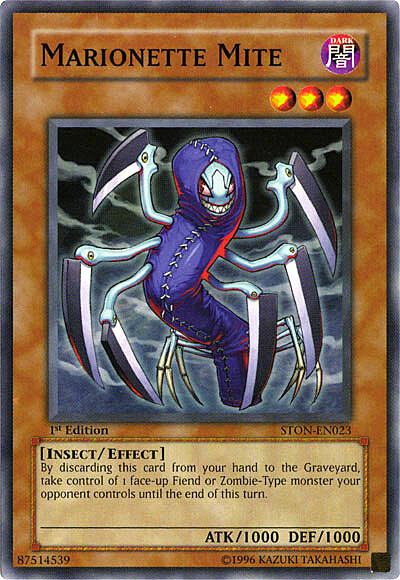 Marionette Mite Card Front