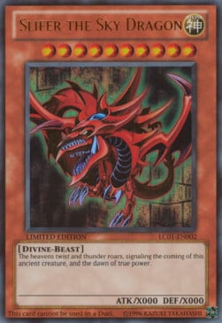 Slifer the Sky Dragon Card Front