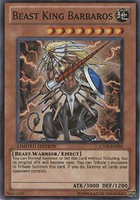 Beast King Barbaros Card Front