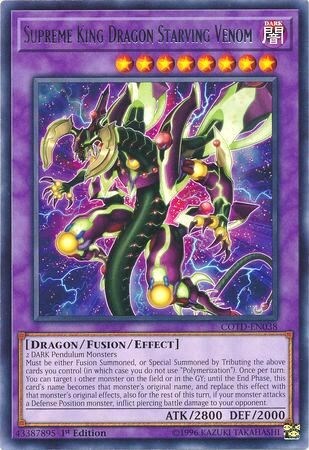 Supreme King Dragon Starving Venom Card Front