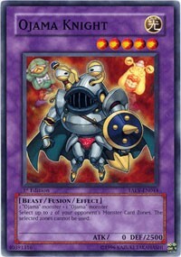 Ojama Knight Card Front