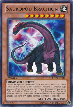 Sauropod Brachion Card Front