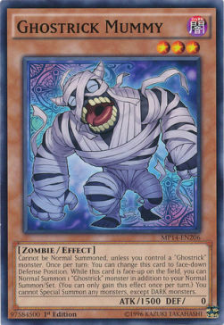 Ghostrick Mummy Card Front