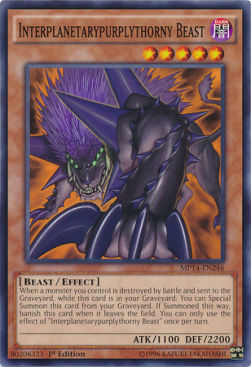 Interplanetarypurplythorny Beast Card Front