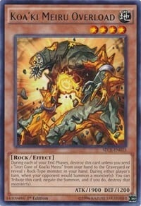 Koa'ki Meiru Overload Card Front