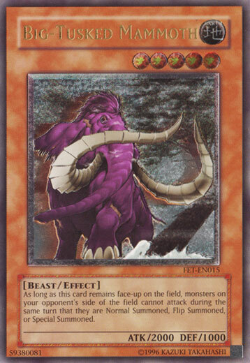 Big-Tusked Mammoth Card Front