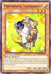 Performapal Thunderhino Card Front