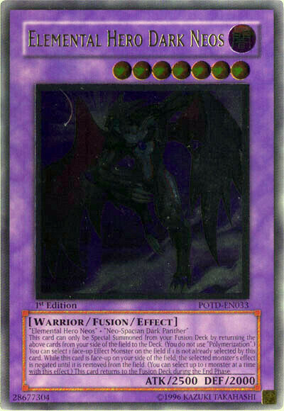 Elemental Hero Dark Neos Card Front