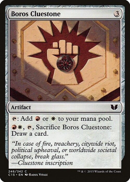 Boros Cluestone Card Front