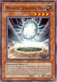 Miracle Jurassic Egg Card Front