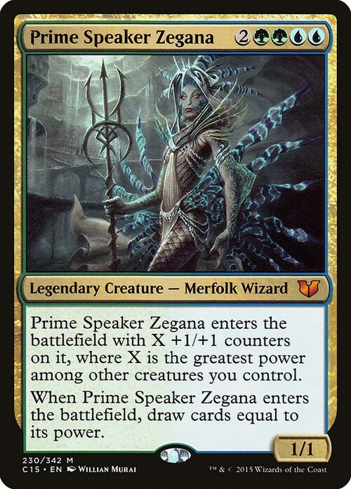 Prime Speaker Zegana Card Front