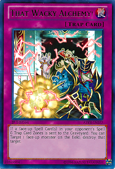 That Wacky Alchemy! Card Front