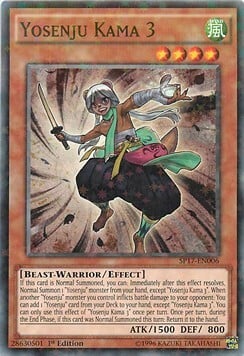 Yosenju Kama 3 Card Front