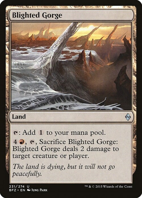 Blighted Gorge Card Front